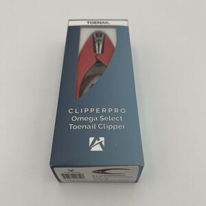 Azurro CLIPPERPRO TOENAIL Clipper w/ Swivel Head RED NIB